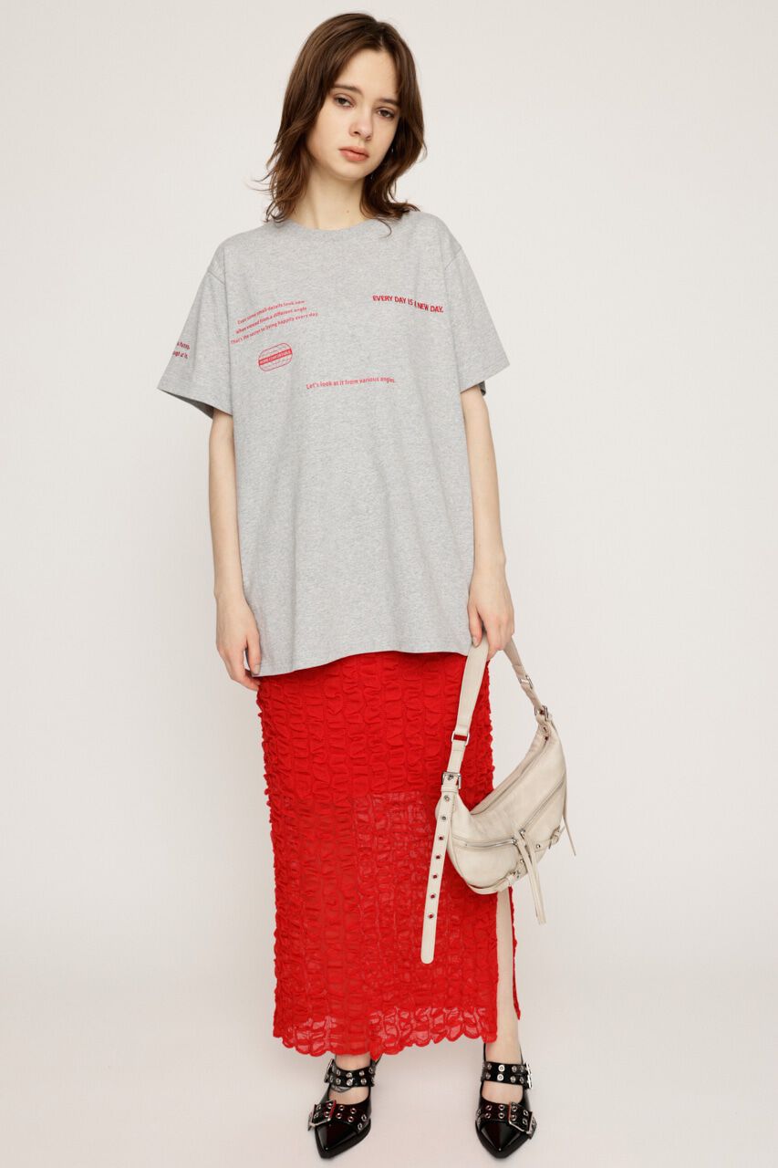 SLY「RANDOM LOGO PRINT Tシャツ」|Tシャツ・カットソー|