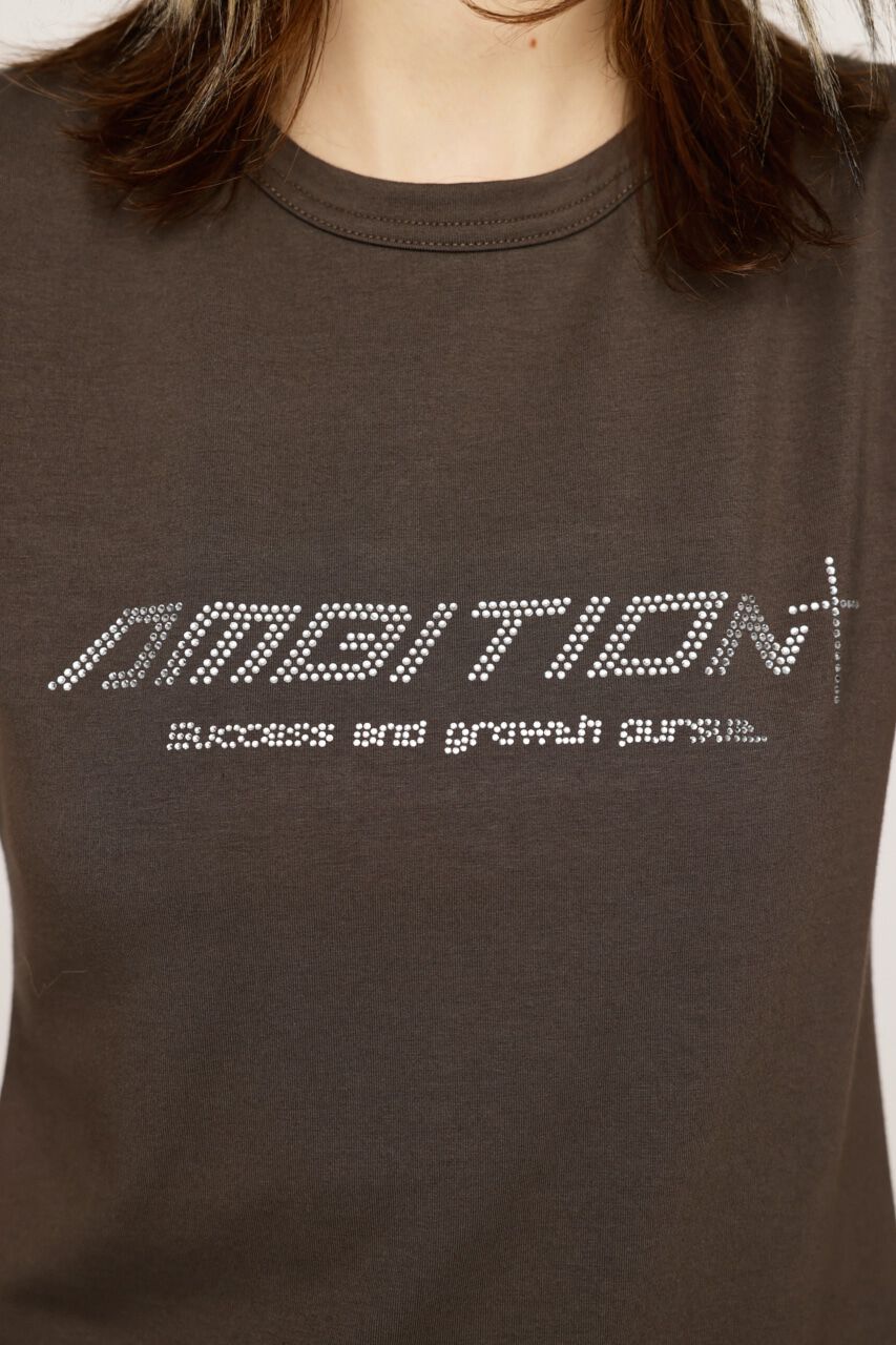 SLY「RHINESTONE COMPACT LOGO Tシャツ」|Tシャツ・カットソー|