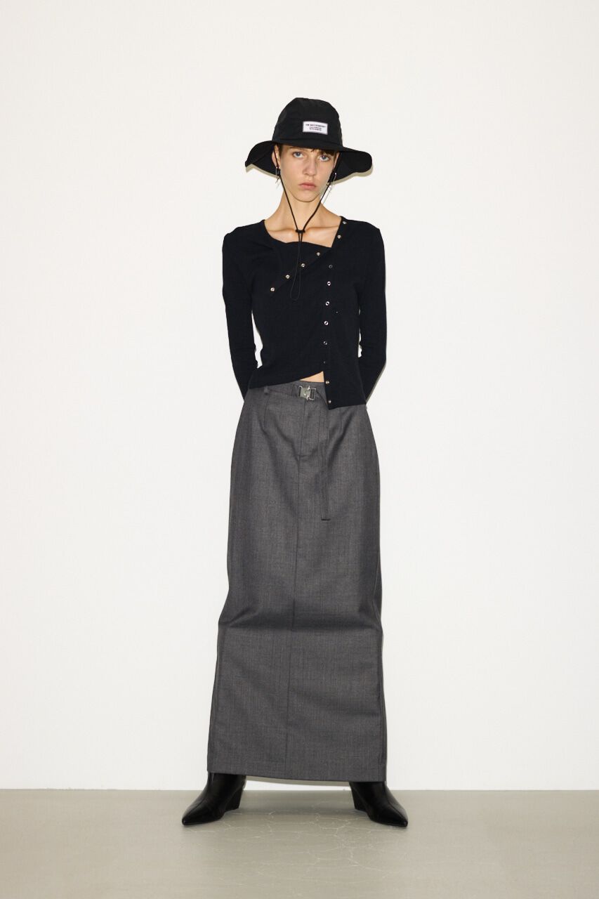 SLY「SLANT BUTTON L／S トップス」|Tシャツ・カットソー|