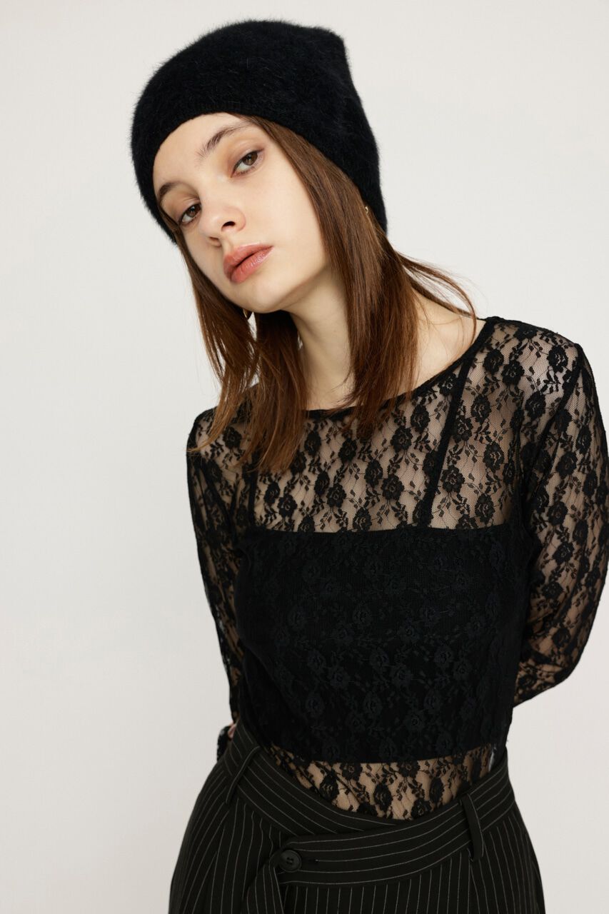 SLY「BASIC CUT LACE トップス」|Tシャツ・カットソー|