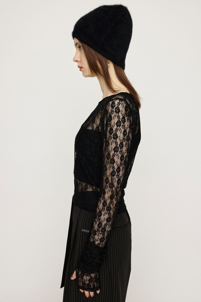 SLY「BASIC CUT LACE トップス」|Tシャツ・カットソー|