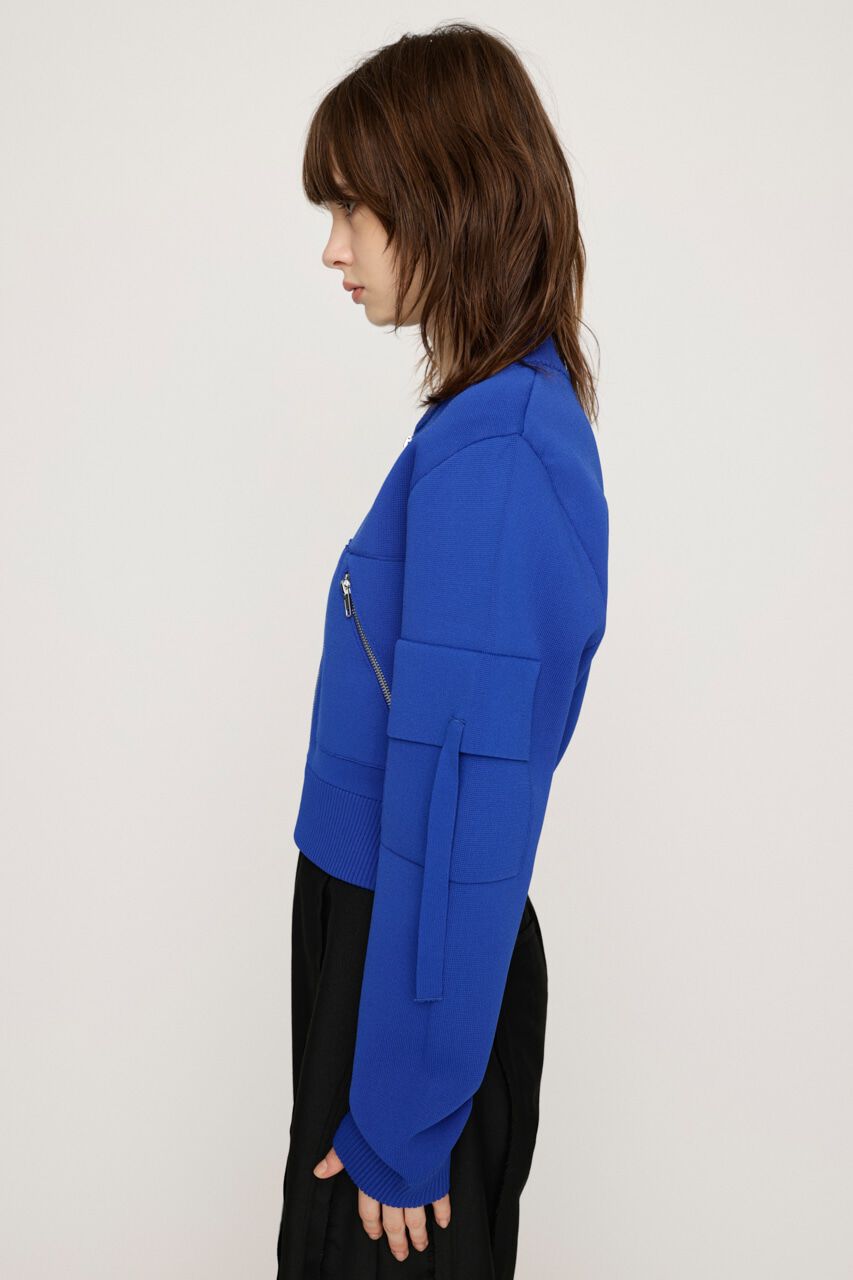 SLY「FINE TOUCH KNIT ブルゾン」|ブルゾン・スタジャン|