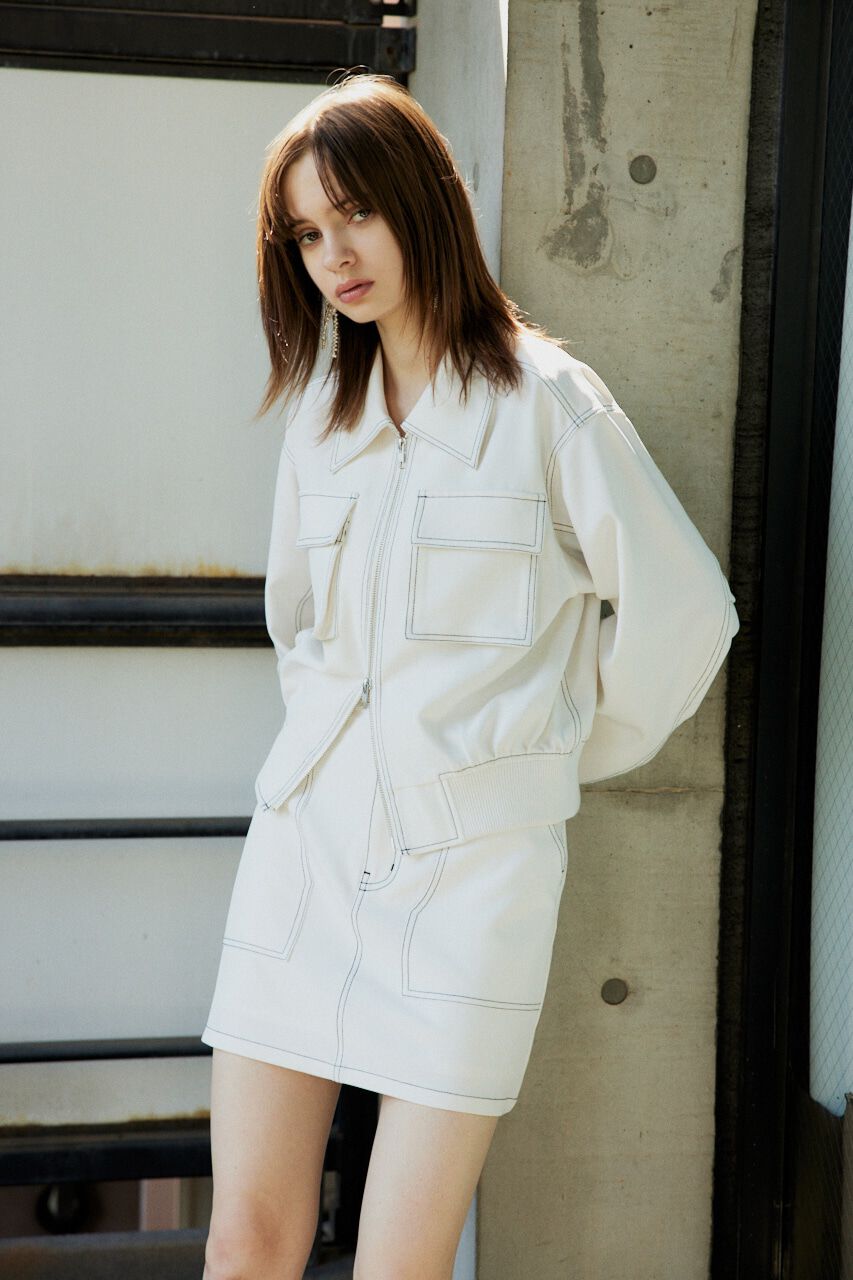 SLY「BI COLOR STITCH SET UP」|ワンピース|