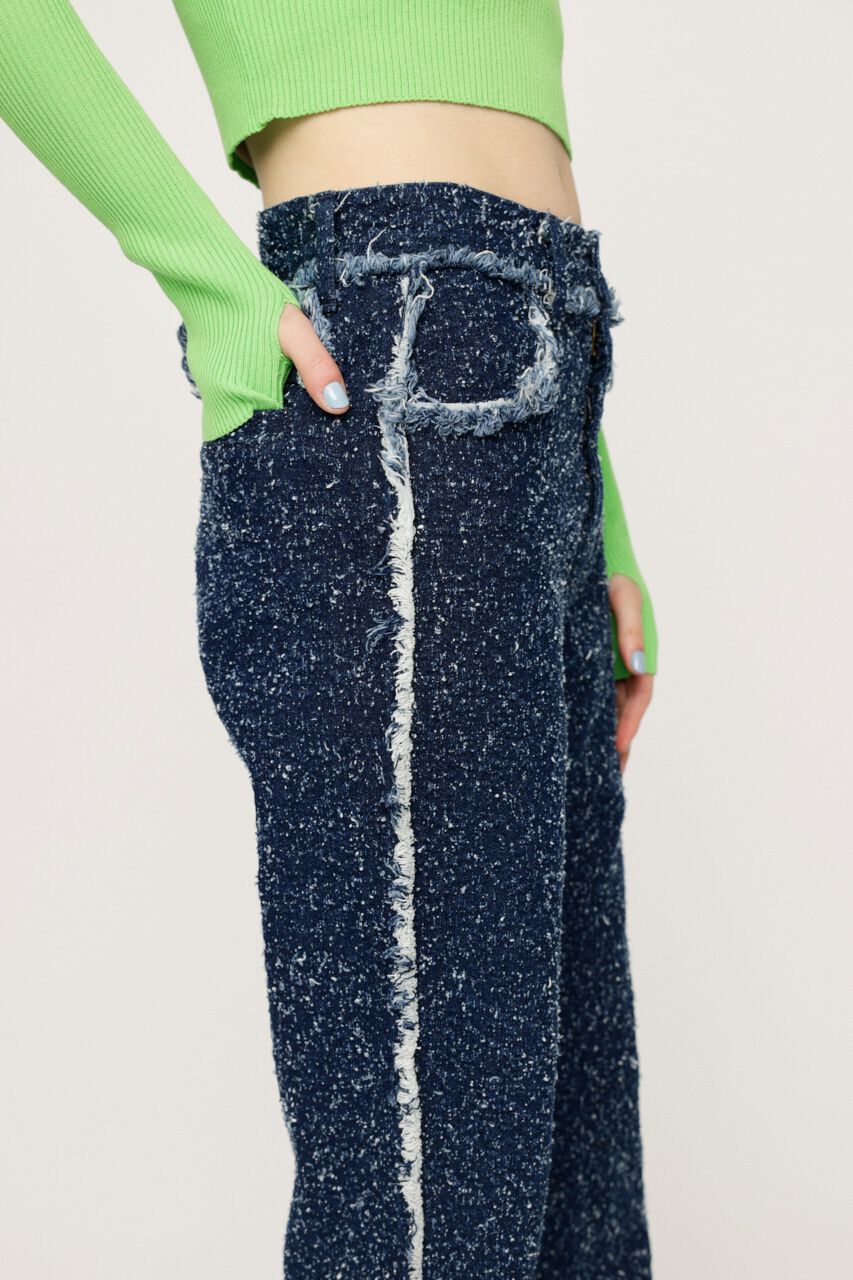 SLY「GRAIN TWEED JW PT-BE」|デニム|