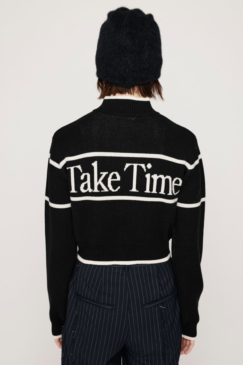 SLY「LINE LOGO ZIP カーディガン」|カーディガン|