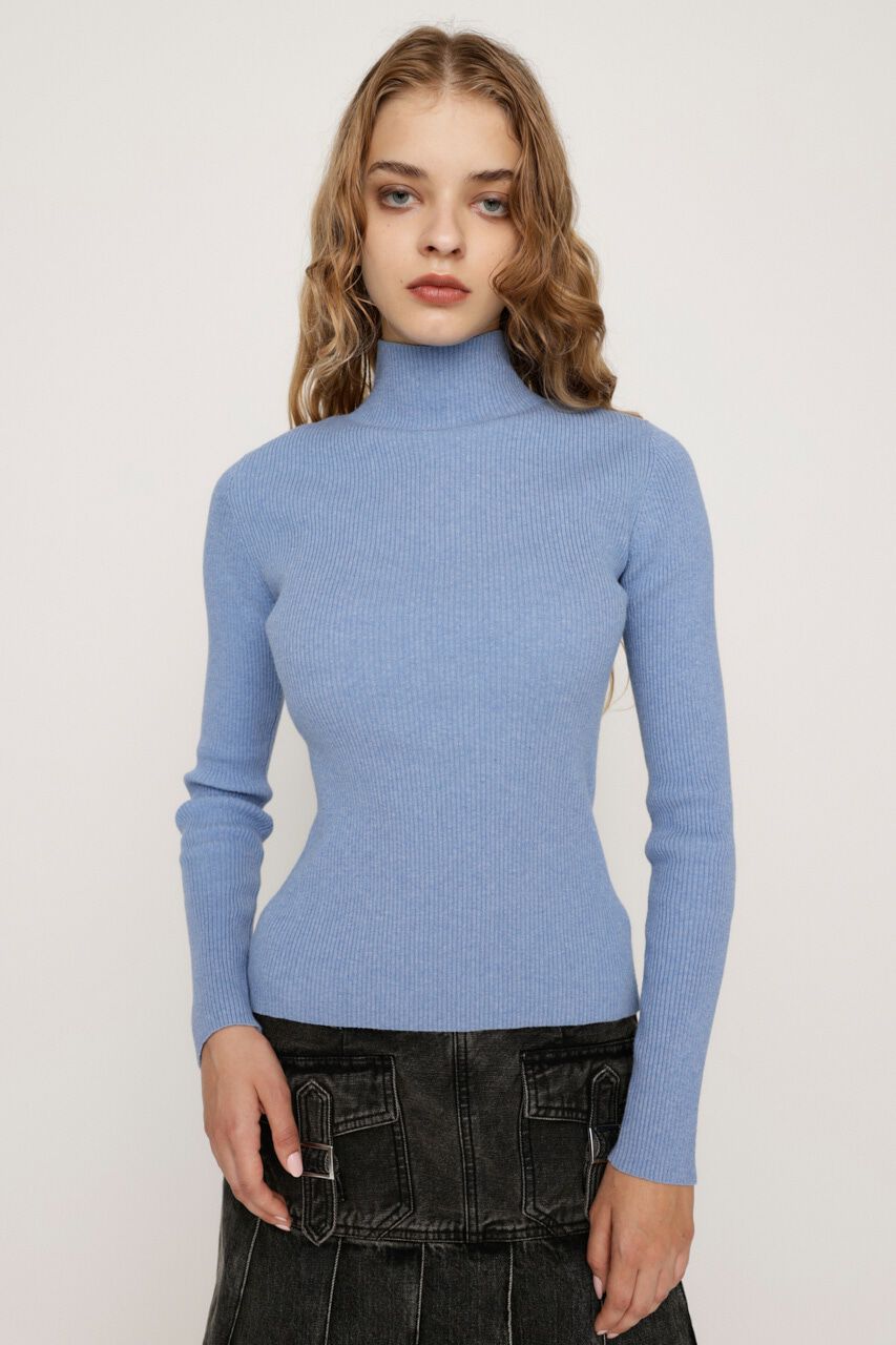 SLY「COLLAR ZIP CROP 2P トップス」|ニット・セーター|