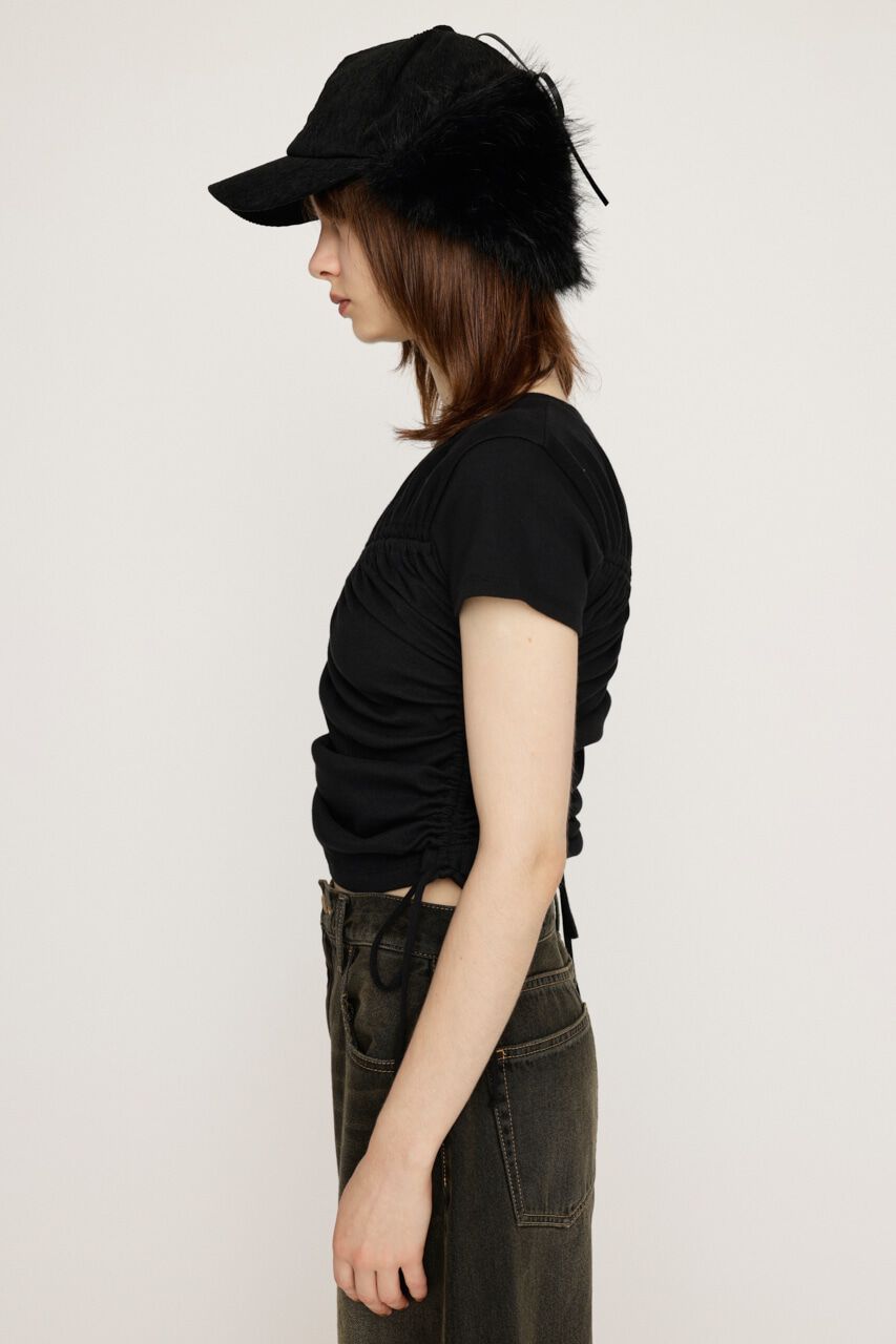 SLY「DROST GATHER COMPACT トップス」|Tシャツ・カットソー|