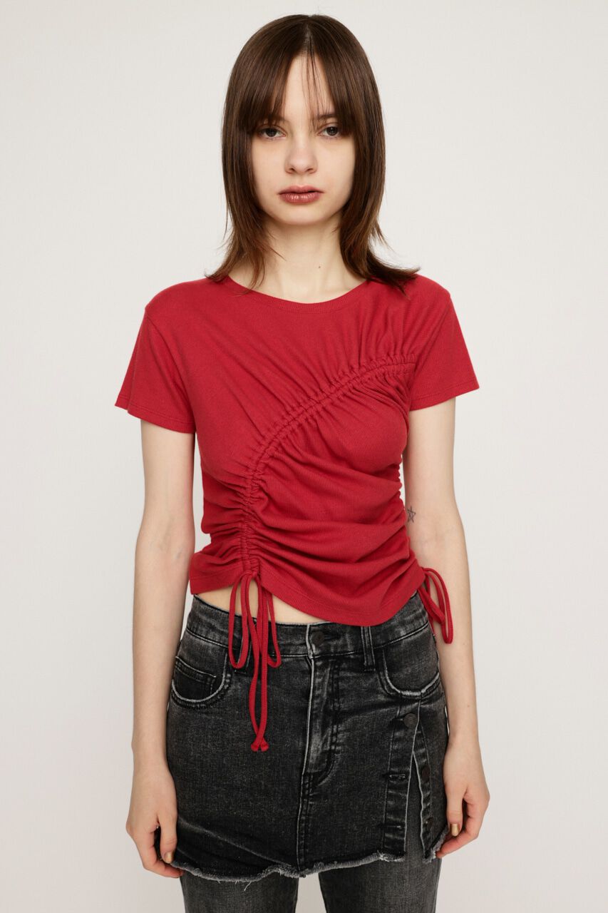 SLY「DROST GATHER COMPACT トップス」|Tシャツ・カットソー|