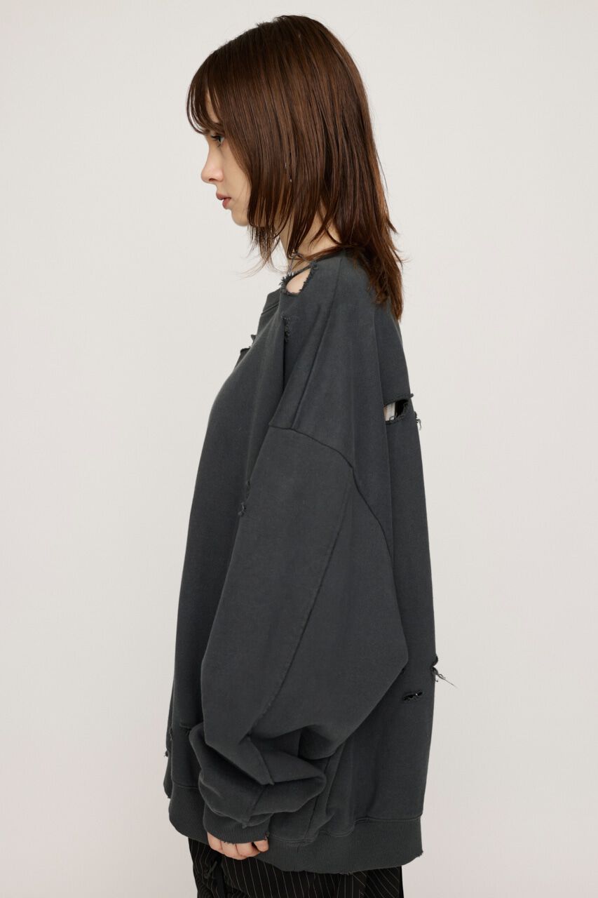 SLY「CRUSHED OVER SWEAT トップス」|Tシャツ・カットソー|