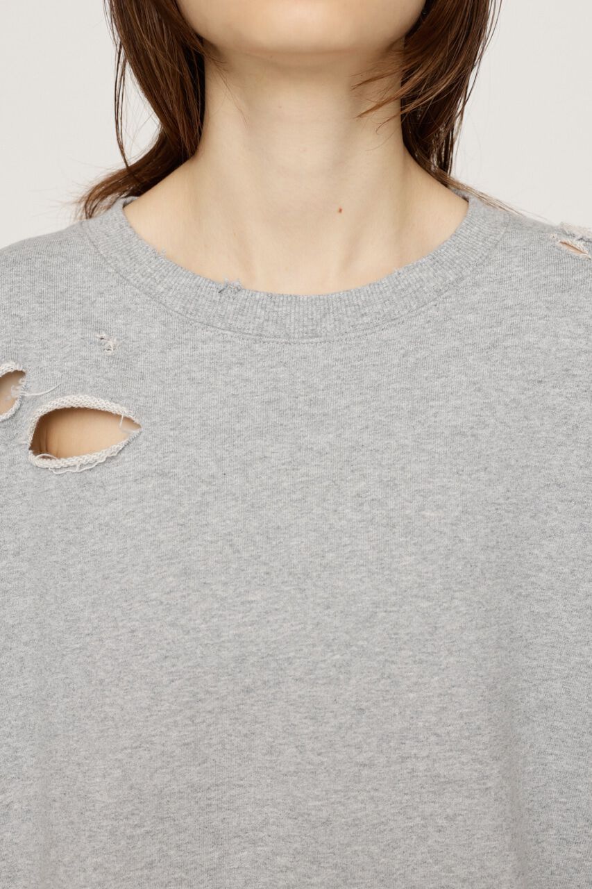 SLY「CRUSHED OVER SWEAT トップス」|Tシャツ・カットソー|