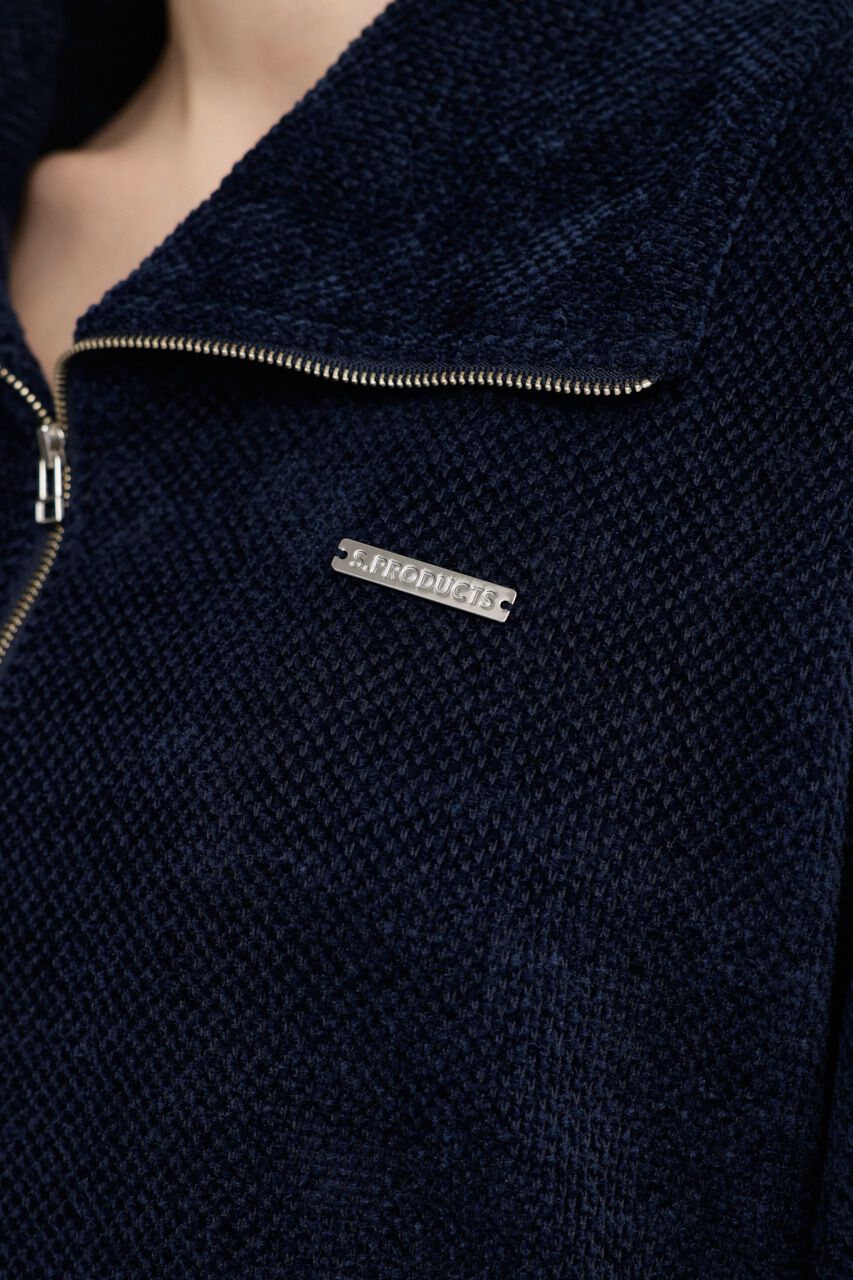 SLY「MOLE HALF ZIP STAND チュニック」|Tシャツ・カットソー|