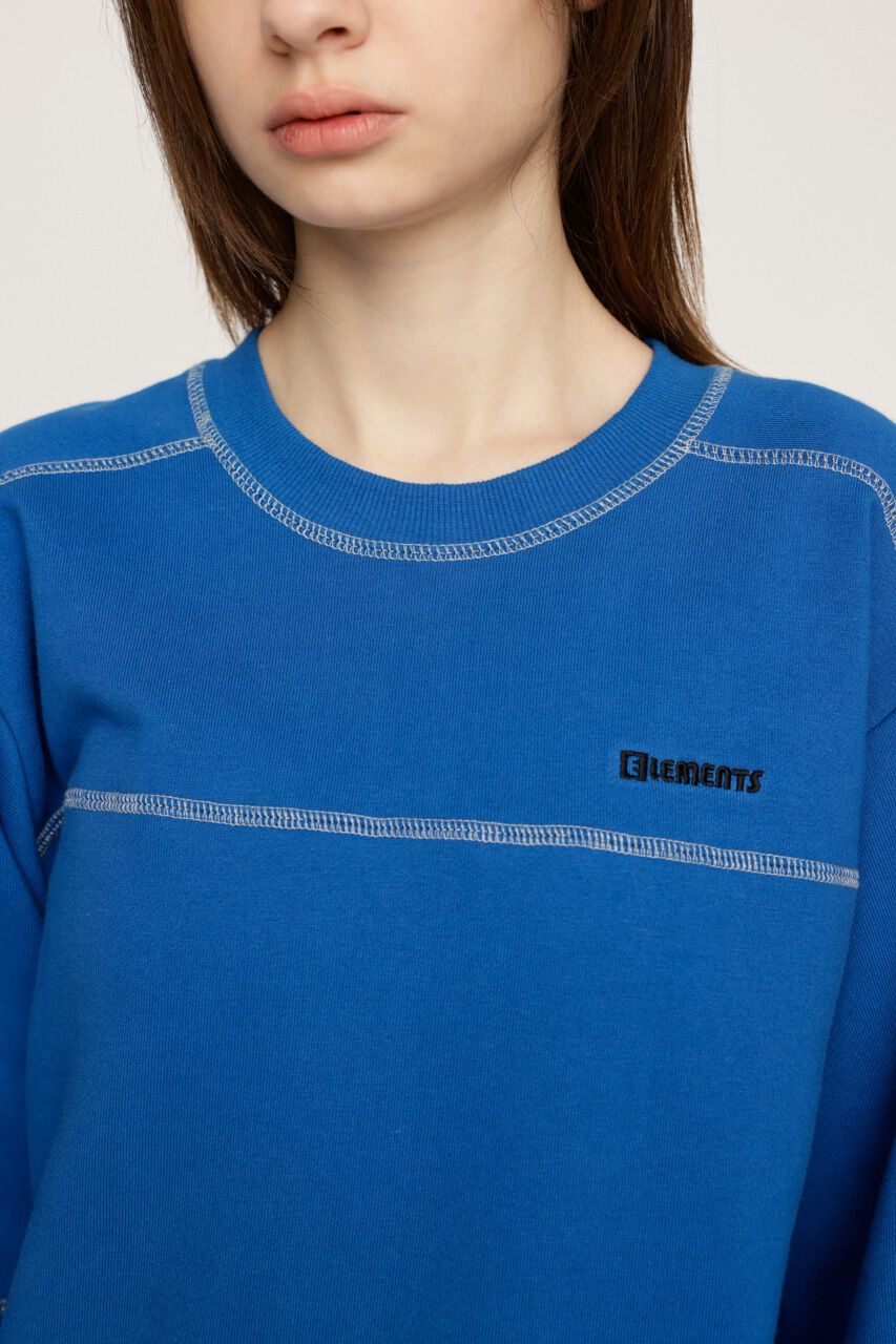 SLY「BI COLOR STITCH SW トップス」|Tシャツ・カットソー|