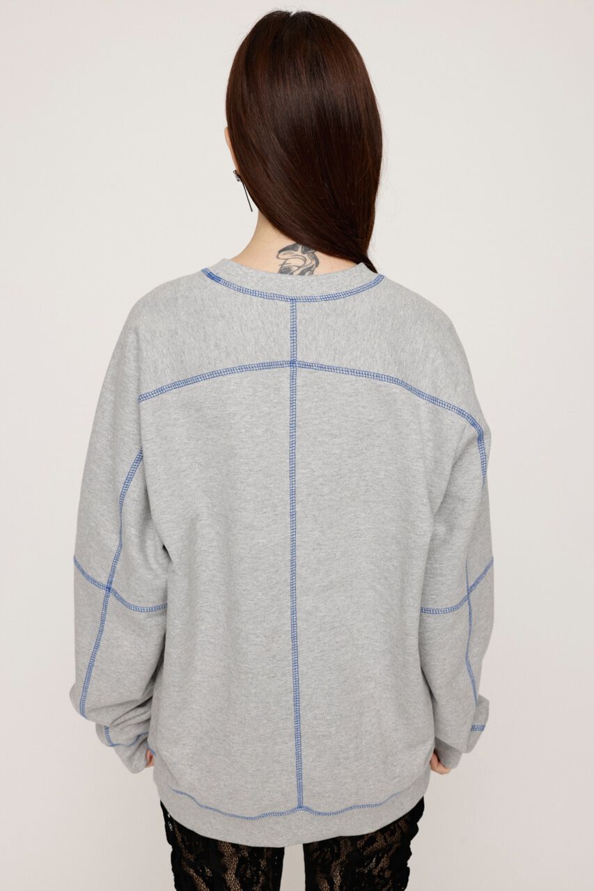 SLY「BI COLOR STITCH SW トップス」|Tシャツ・カットソー|