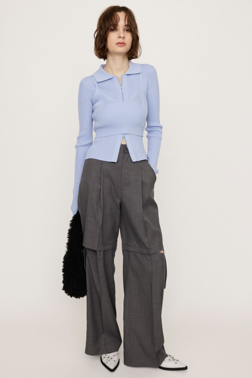 SLY「MANISH CUT OUT パンツ」|その他|
