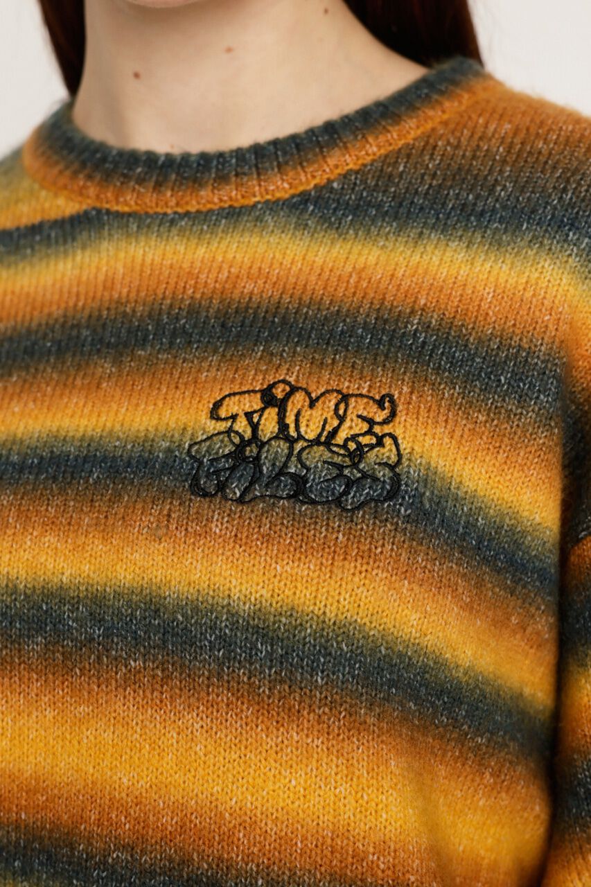 SLY「FRONT LOGO LOOSE トップス」|ニット・セーター|