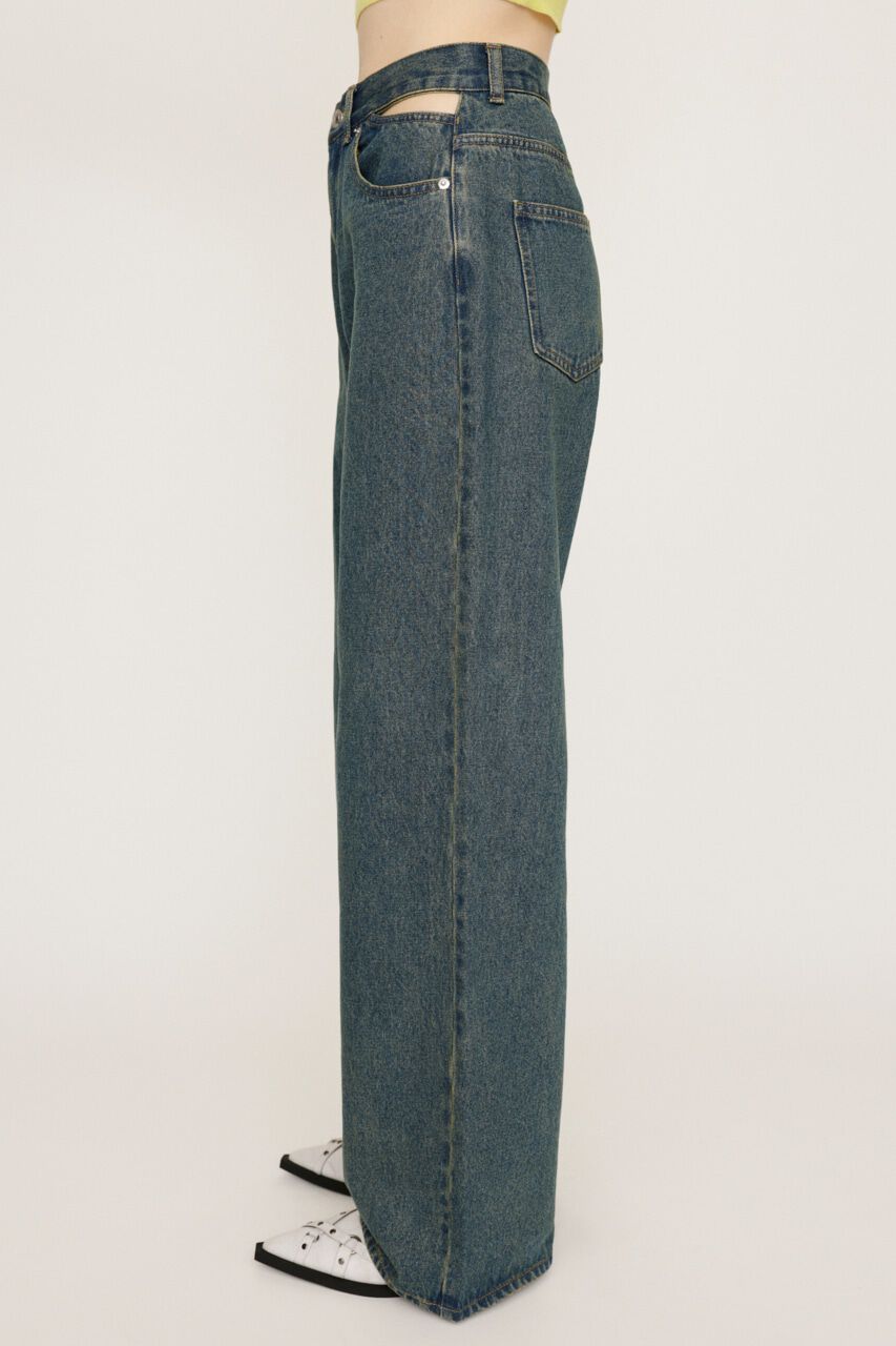 SLY「CUT OFF STRAIGHT パンツ」|デニム|