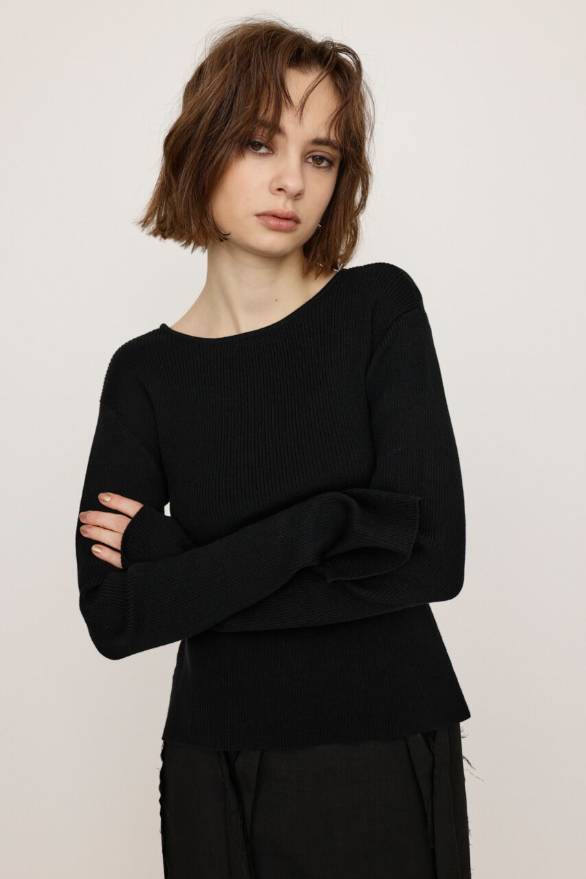 SLY「MANYWAY RIBBON KNIT トップス」|ニット・セーター|