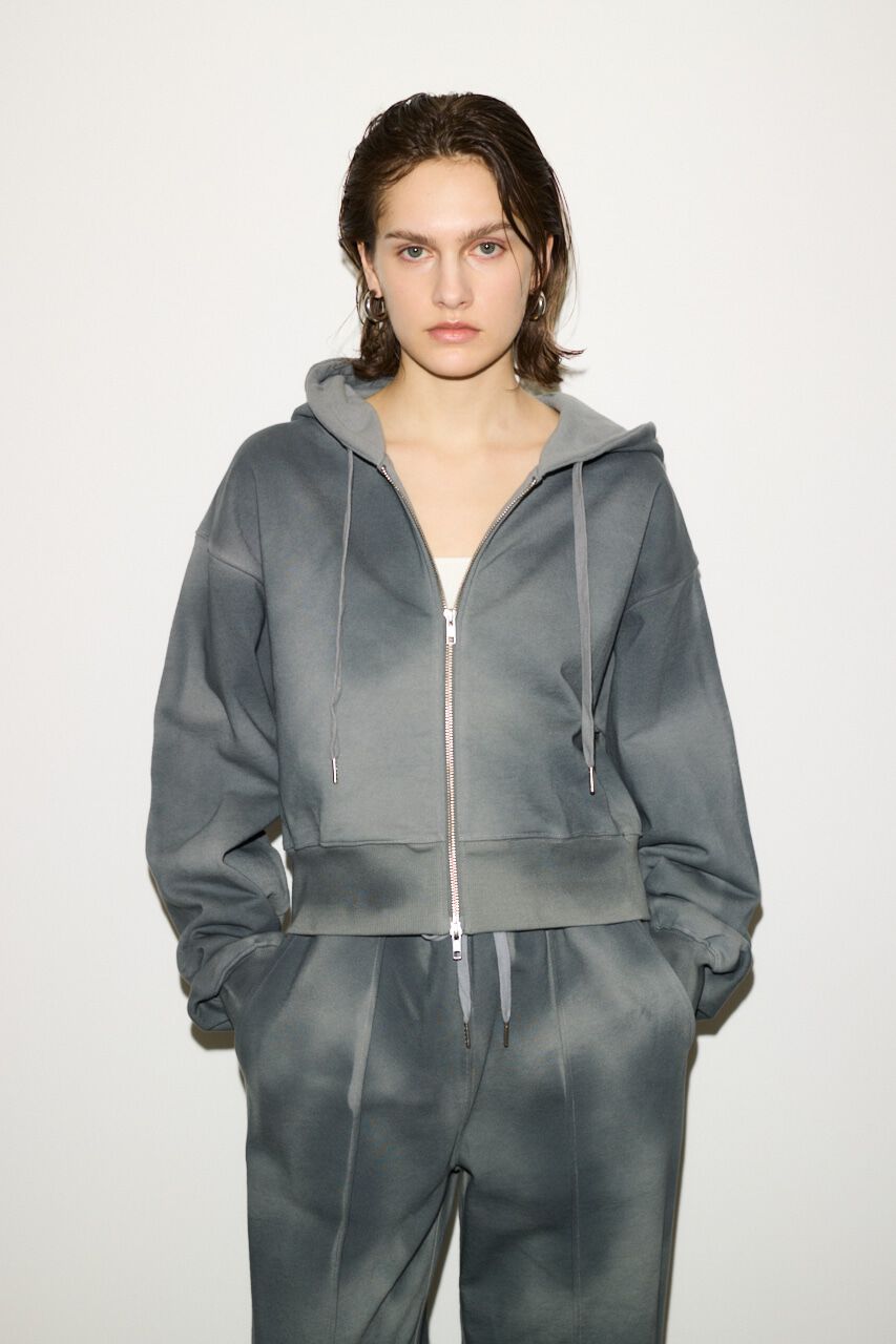 SLY「AGING SW ZIP パーカー」|Tシャツ・カットソー|