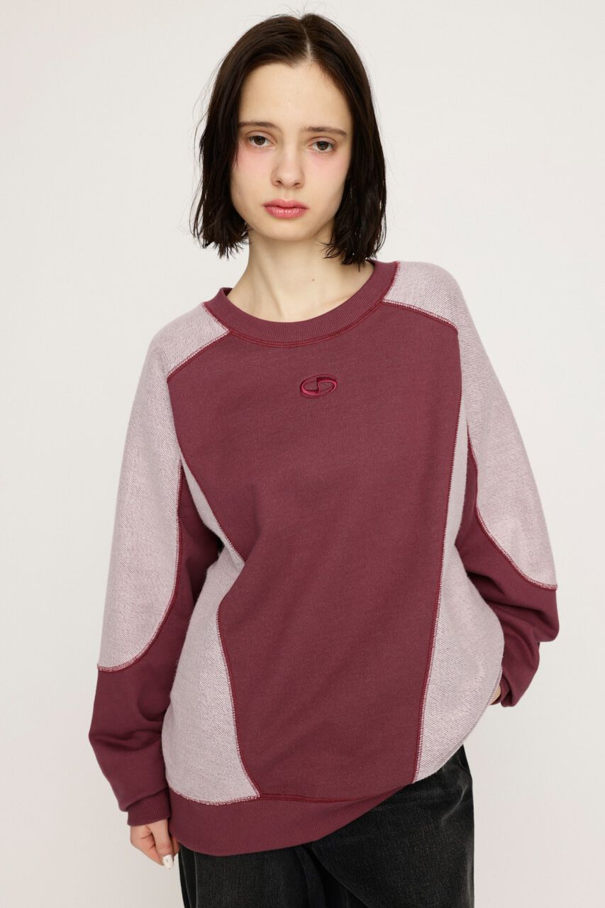 SLY「REVERSE SEAM SW トップス」|Tシャツ・カットソー|PNK