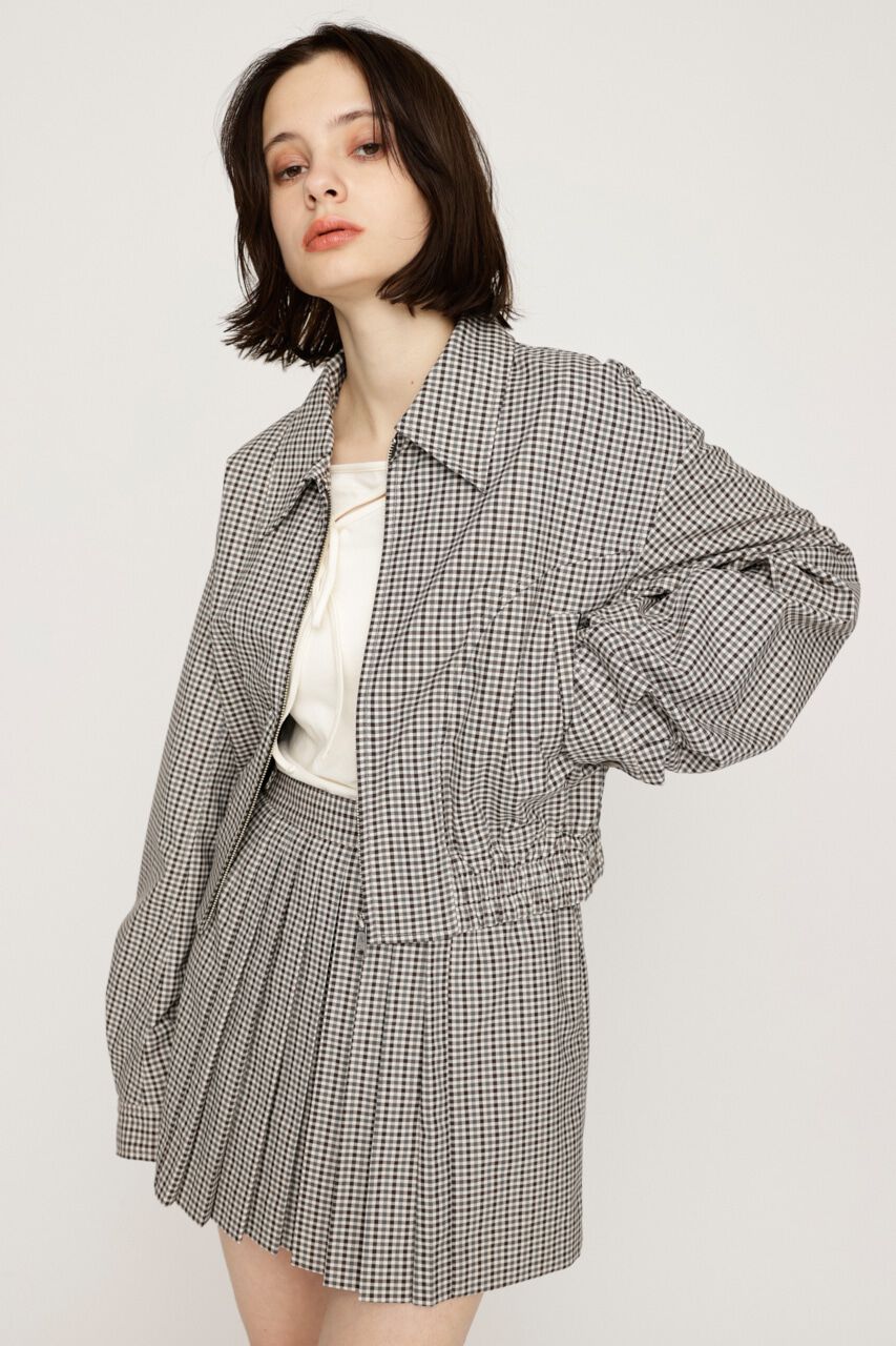 SLY「FRONT ZIP CROP ブルゾン」|ブルゾン・スタジャン|