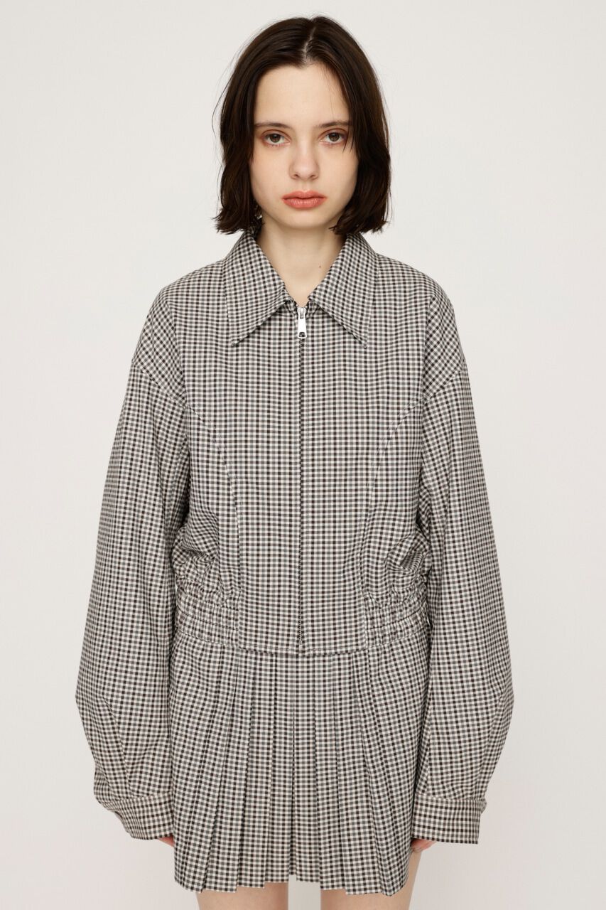 SLY「FRONT ZIP CROP ブルゾン」|ブルゾン・スタジャン|