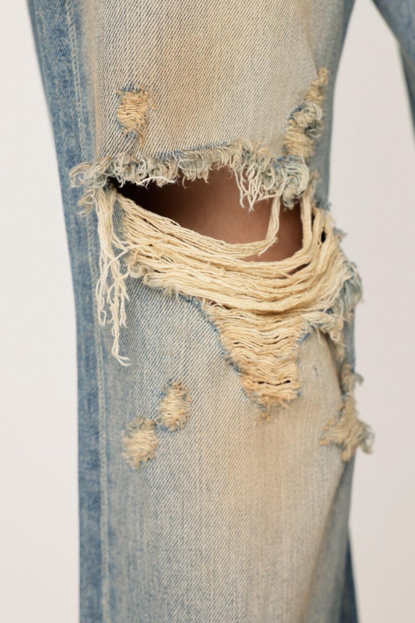 SLY「DAMAGE J／W FLARE PT-C」|デニム|