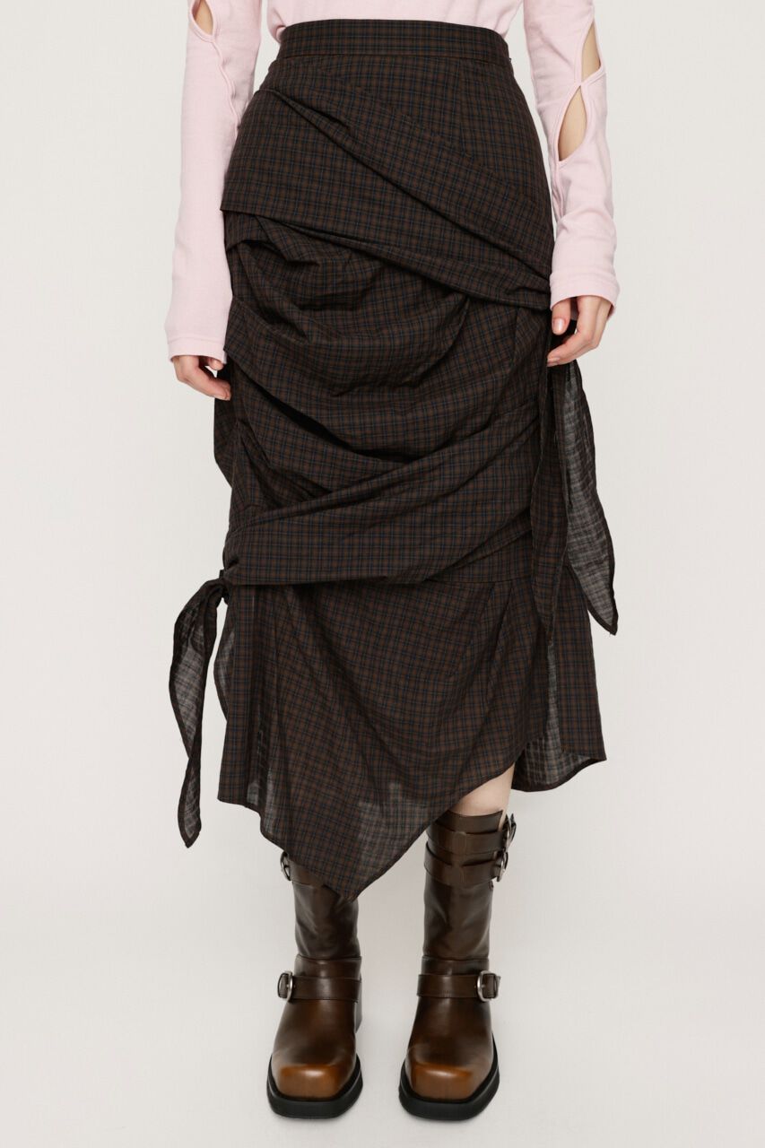 SLY「TUCKED TIE スカート」|スカート|