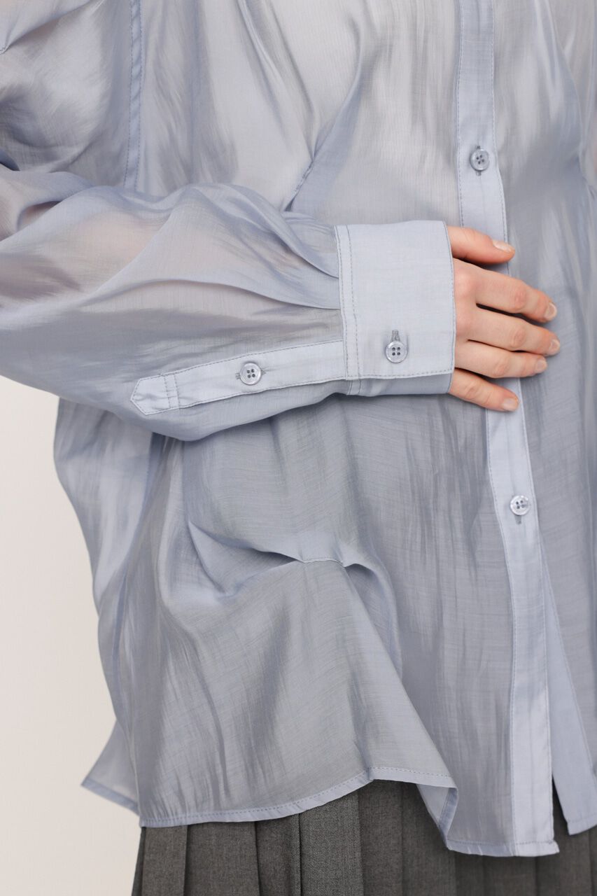 SLY「SHEER TUCKED シャツ」|シャツ・ブラウス|