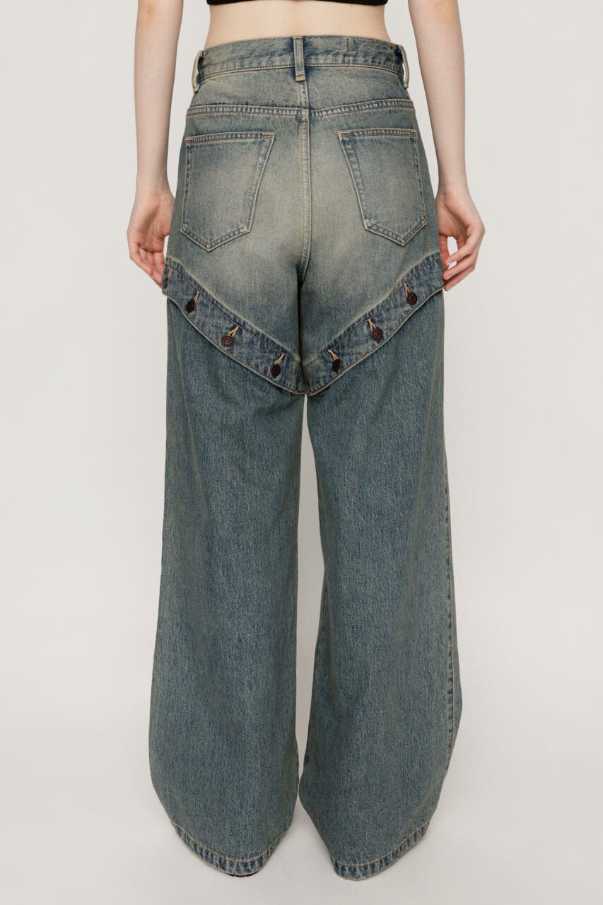 SLY「J／W SIDE OPEN STRAIGHT パンツ」|デニム|