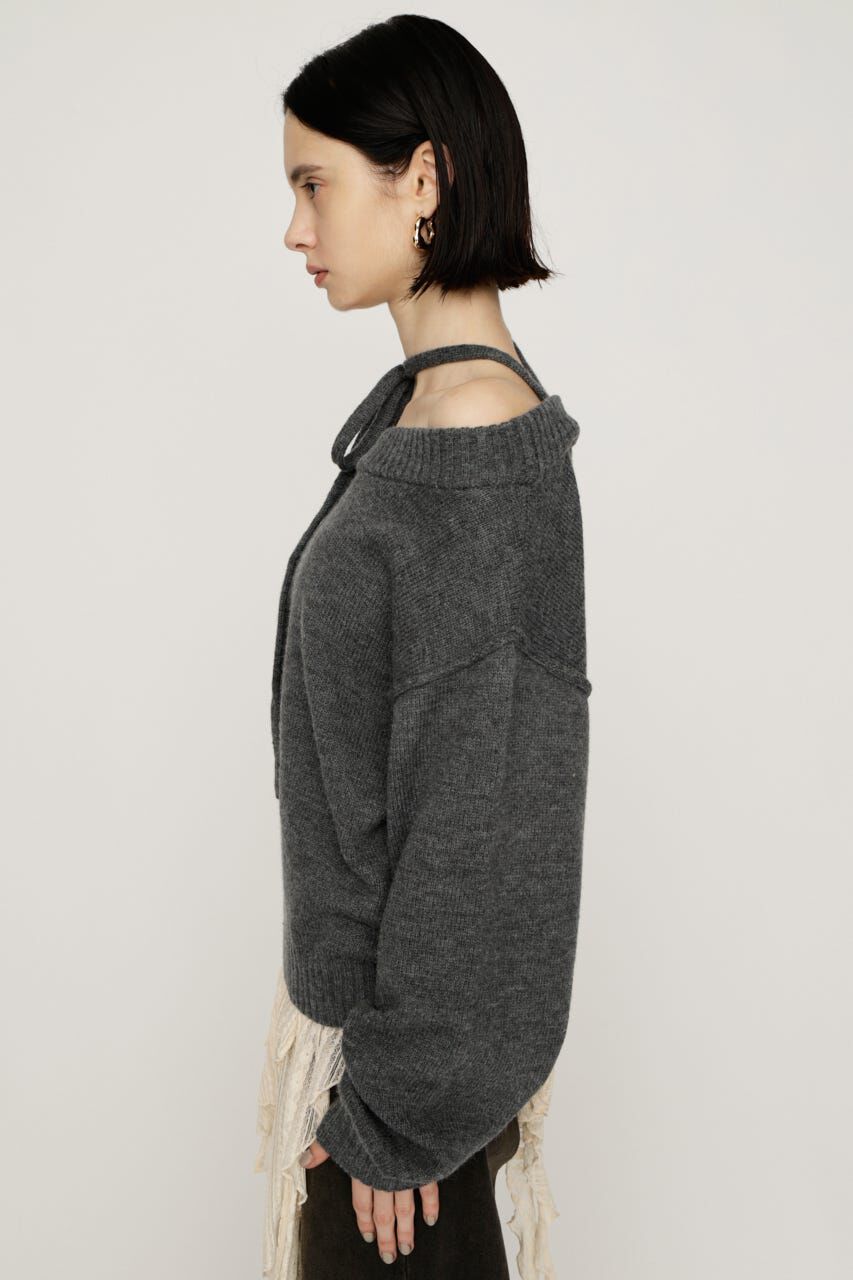SLY「2WAY SHOULDER KNIT トップス」|ニット・セーター|