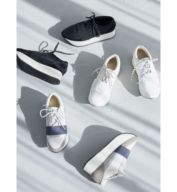 ELENDEEK「LACE UP PLATFORM SOLE SNEAKERS」|スニーカー|