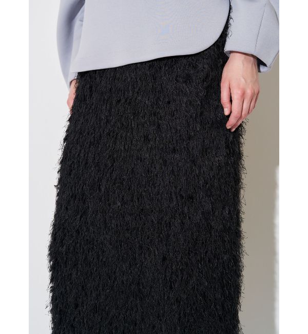 ELENDEEK「FEATHER YARN STRAIGHT SK」|スカート|