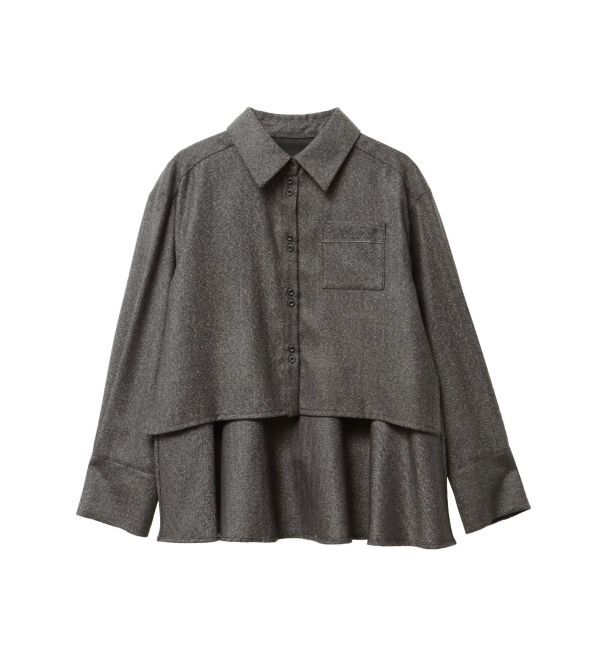 ELENDEEK「BACK LAYERED SH」|シャツ・ブラウス|