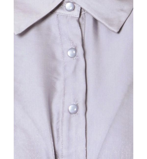 dazzlin「ギャザーパステルリブブラウス」|シャツ・ブラウス|