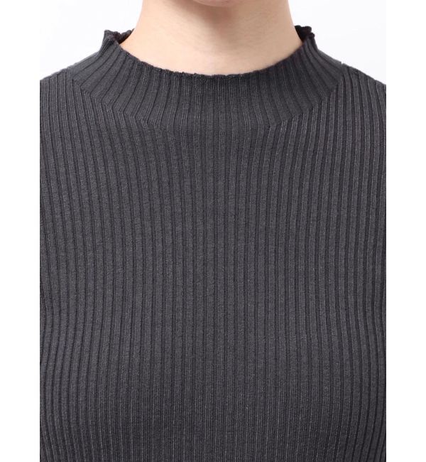 MERCURYDUO「【追加生産】フレアスリーブハイネックリブニット」|ニット・セーター|