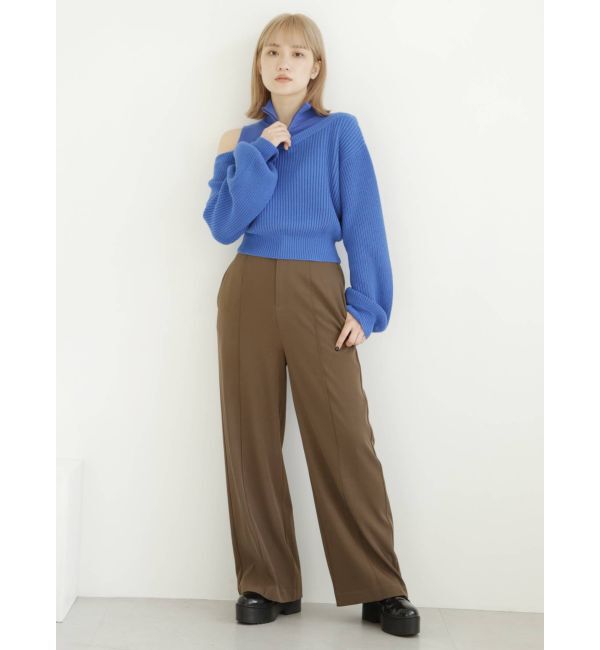 MURUA「ハイウエストベルトワイドパンツ」|その他|