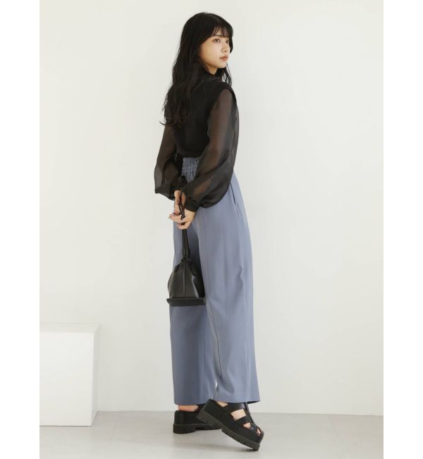 MURUA「ハイウエストベルトワイドパンツ」|その他|