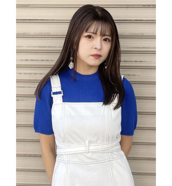 MURUA「ハーフスリーブタイトリブニット」|ニット・セーター|