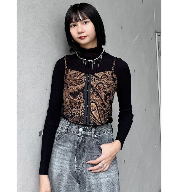 MURUA「ルーズネックミニマルタートル」|ニット・セーター|