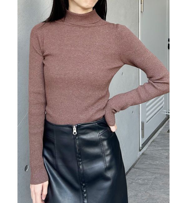 MURUA「ルーズネックミニマルタートル」|ニット・セーター|