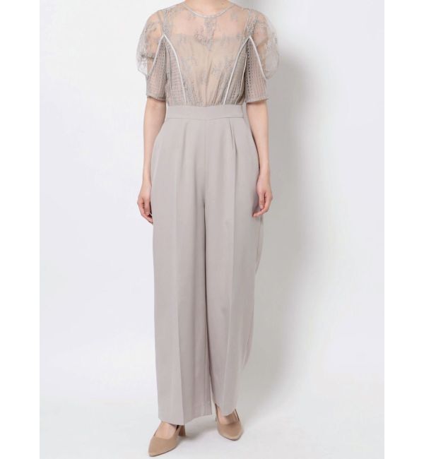 LAGUNAMOON「LADYパネルレースドッキングコンビネゾン」|ドレス|