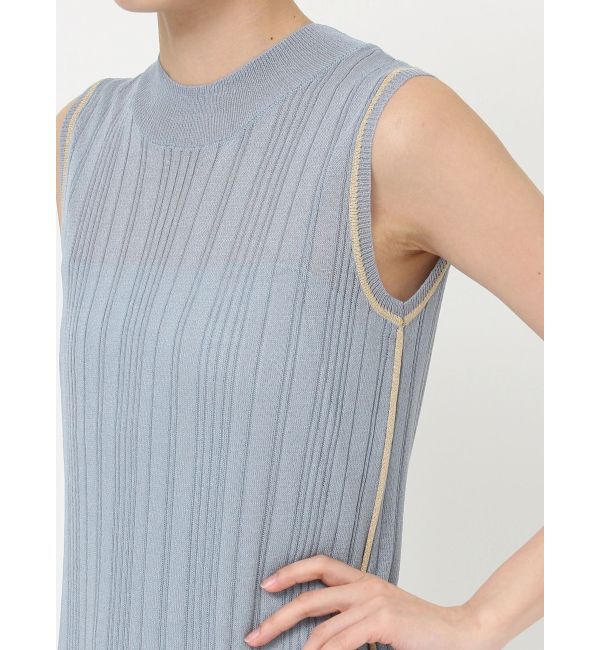 LAGUNAMOON「【WEB限定】ラインニットワンピース」|ワンピース|