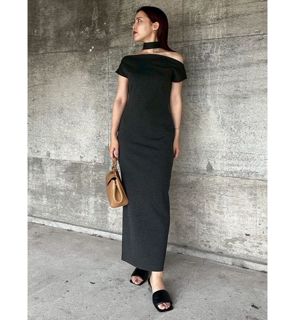 LAGUNAMOON「オフショルボートポンチワンピース」|ワンピース|