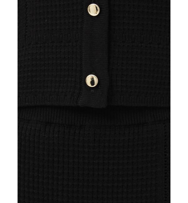 LAGUNAMOON「バイカラーサイドラインレースニットセットアップ」|ワンピース|