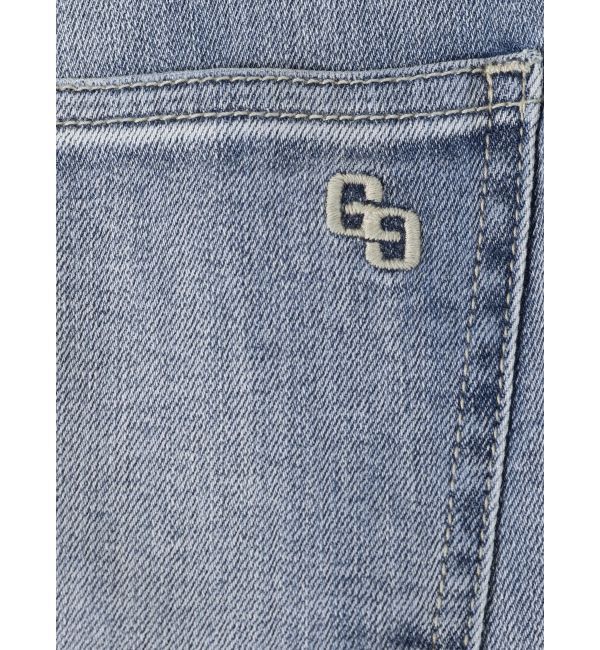 GYDA「M/Wダメージストレートデニムパンツ」|デニム|