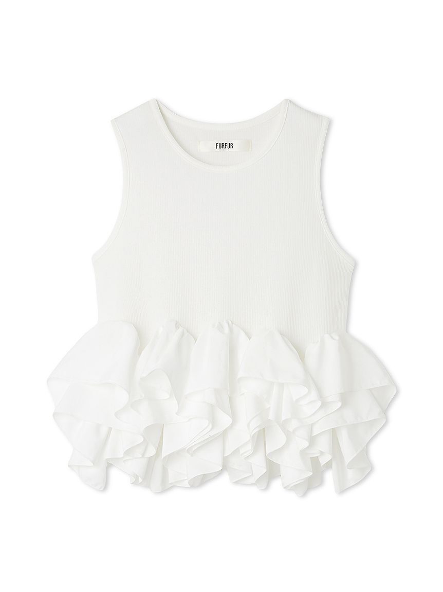 FURFUR「ペプラムカットトップス」|Tシャツ・カットソー|