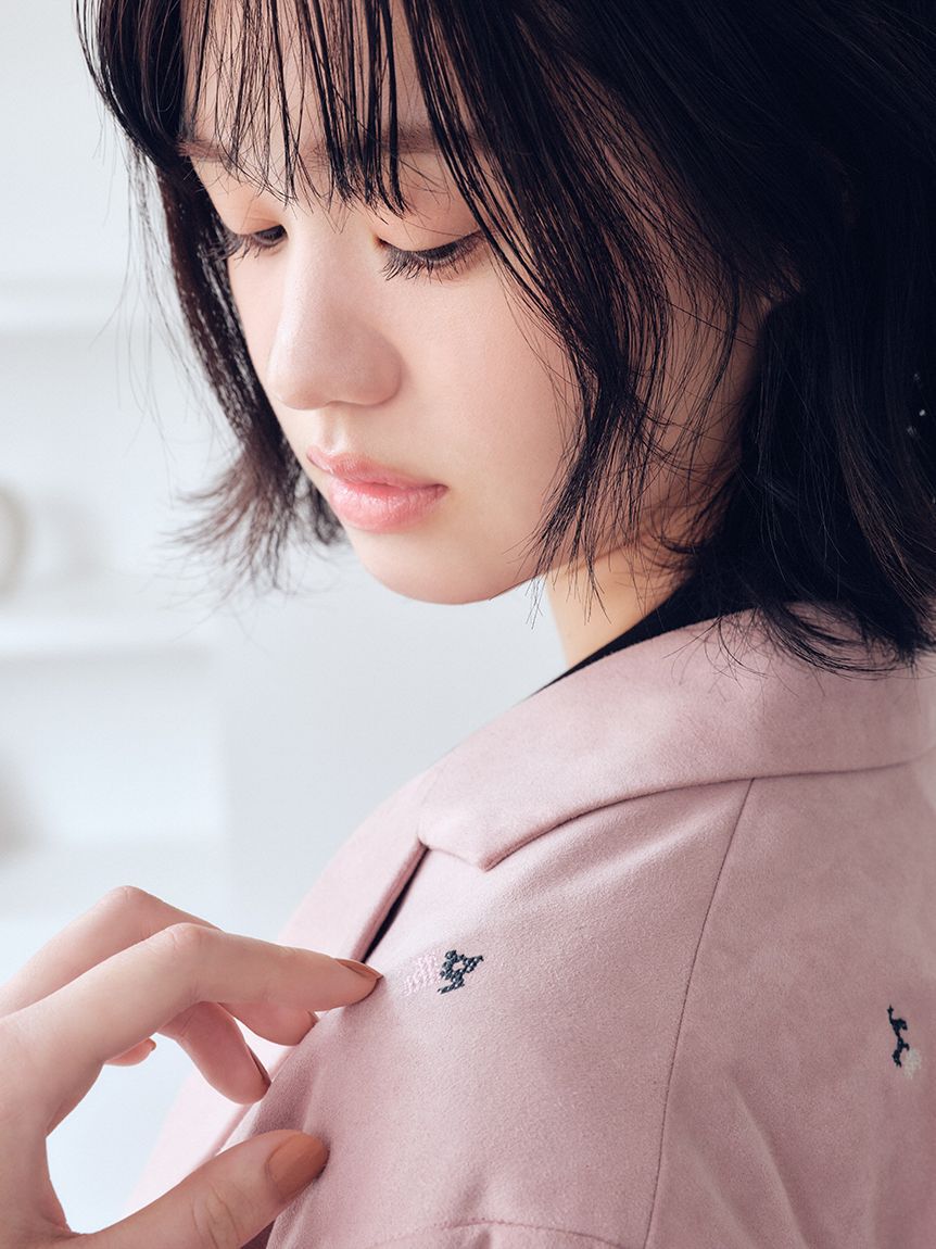 FURFUR「【限定カラー】ローズ刺繍テーラードジャケット」|テーラードジャケット|