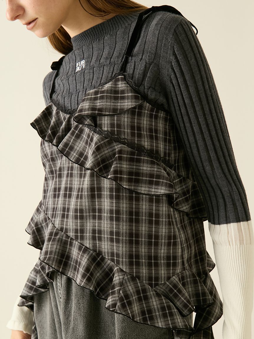 FURFUR「フリルキャミトップス」|キャミソール|