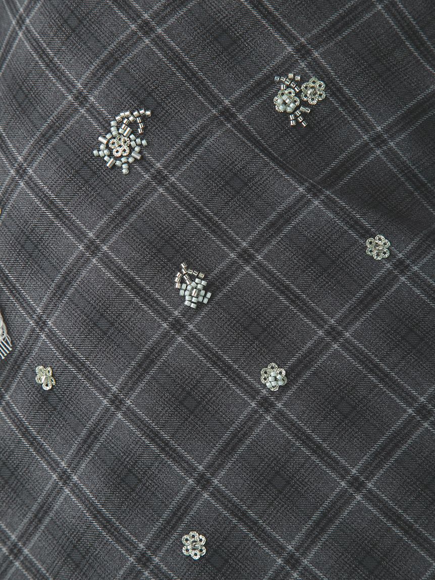 FURFUR「ビーズ刺繍ミディスカート」|スカート|