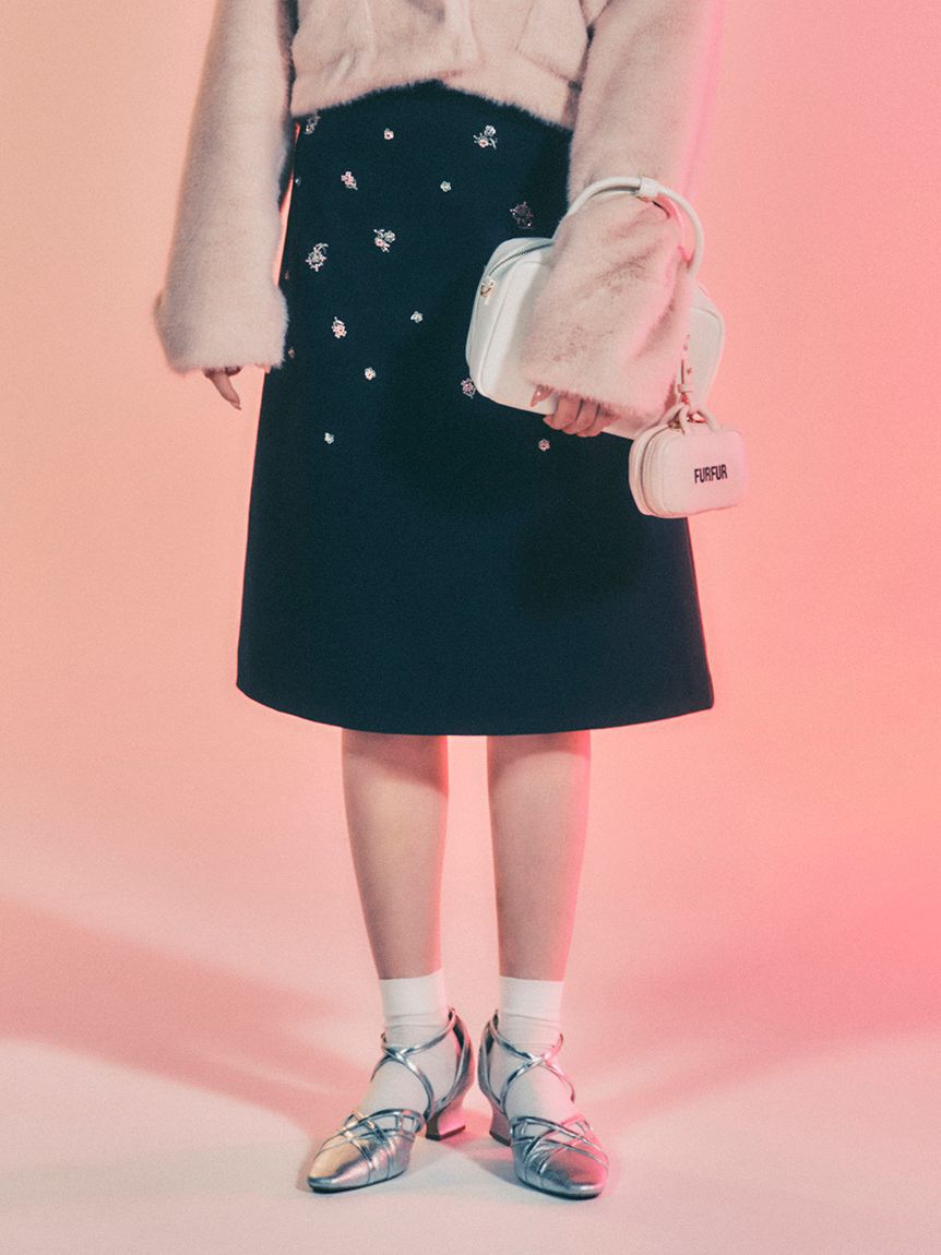 FURFUR「ビーズ刺繍ミディスカート」|スカート|DNVY